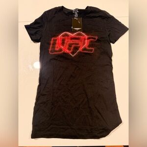 Ufc black tshirt sz S nwt